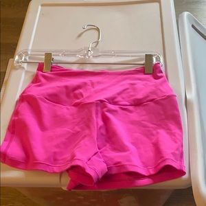 Hot pink Ryderwear Scrunch Shorts